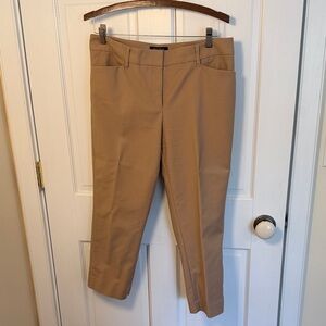 White House Black Market WHBM Straight Crop Capri Pants Size 10